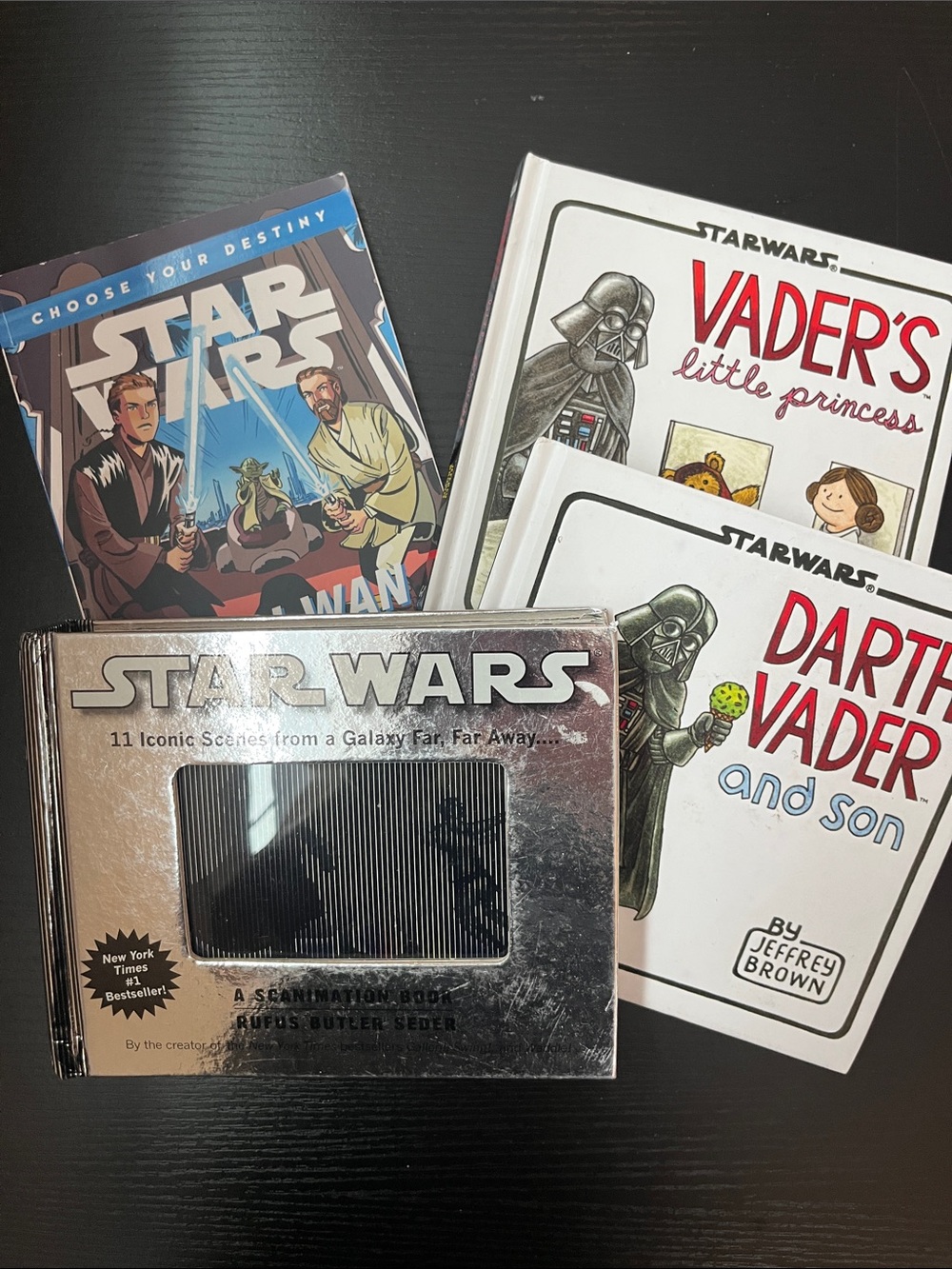 Lot of 4 Star Wars Kids Books